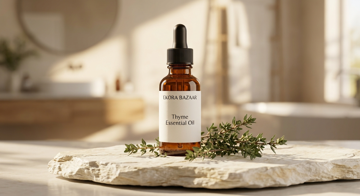 THYME ESSENTIAL OIL – 100% PURE NATURAL & UNDILUTED FOR SKIN CARE & HAIR